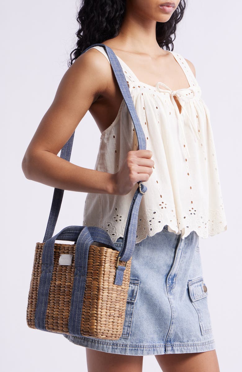 Rip Curl Premium Straw Crossbody Bag, Alternate, color,