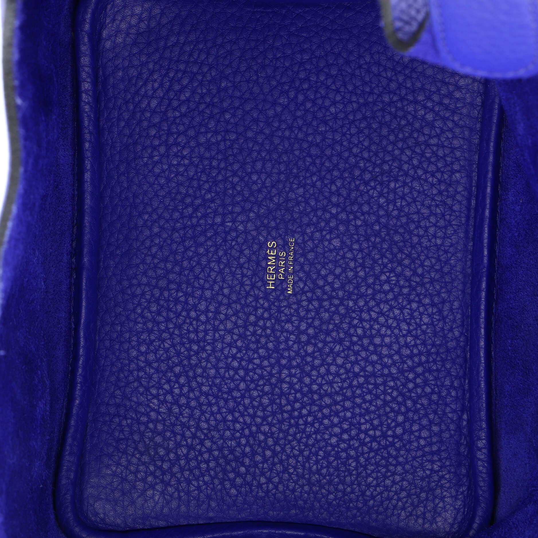 Pre-Owned Hermes Picotin Lock Bag Clemence PM, Alternate, color, Bleu Electrique