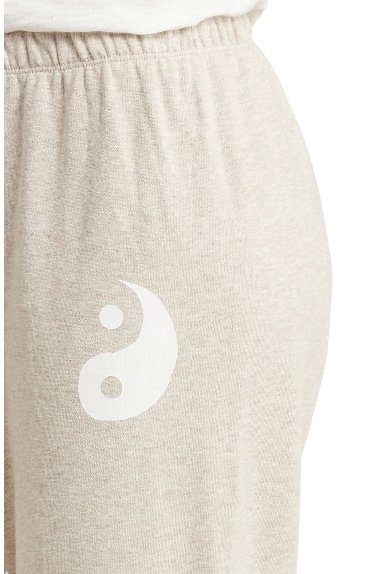 Perfect Yin & Yang Cotton Sweatpants, Alternate, color, OATMEAL HEATHER