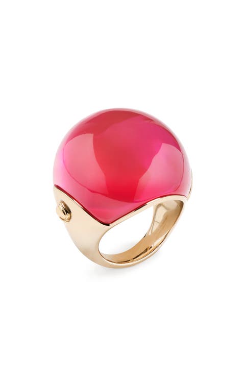 glow up resin statement ring