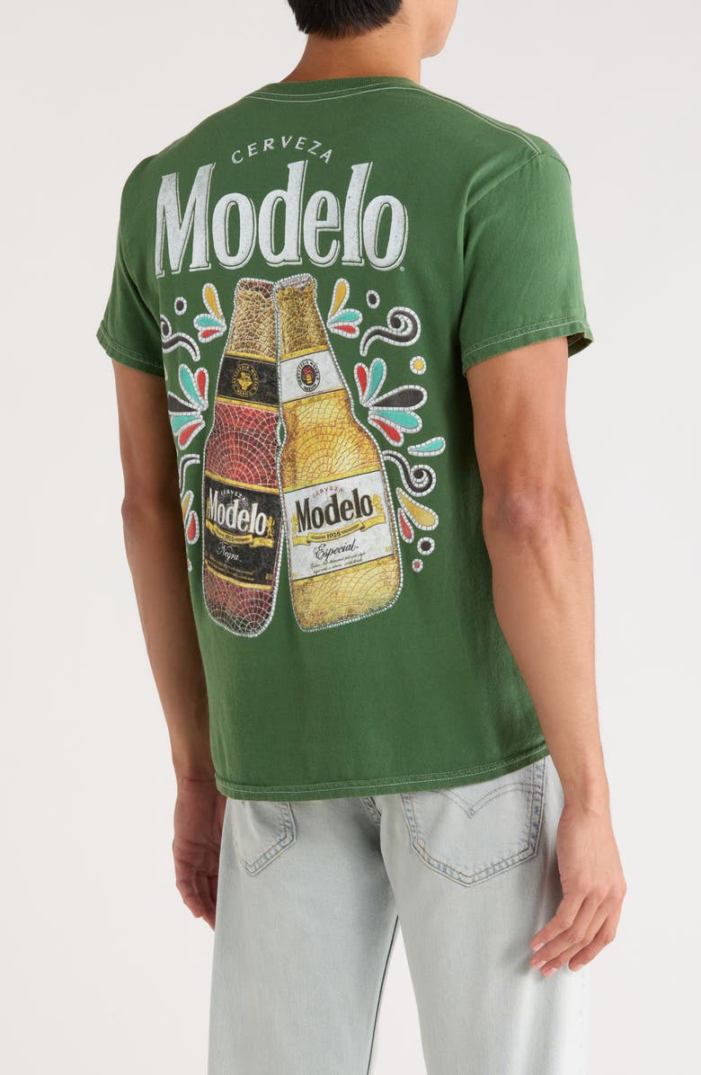 Ripple Junction Modelo Cotton Graphic T-Shirt, Alternate, color, Pigment Sage