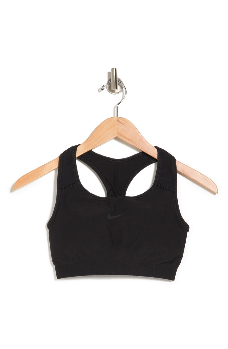 Nike Swoosh Seamless Bra, Alternate, color, 