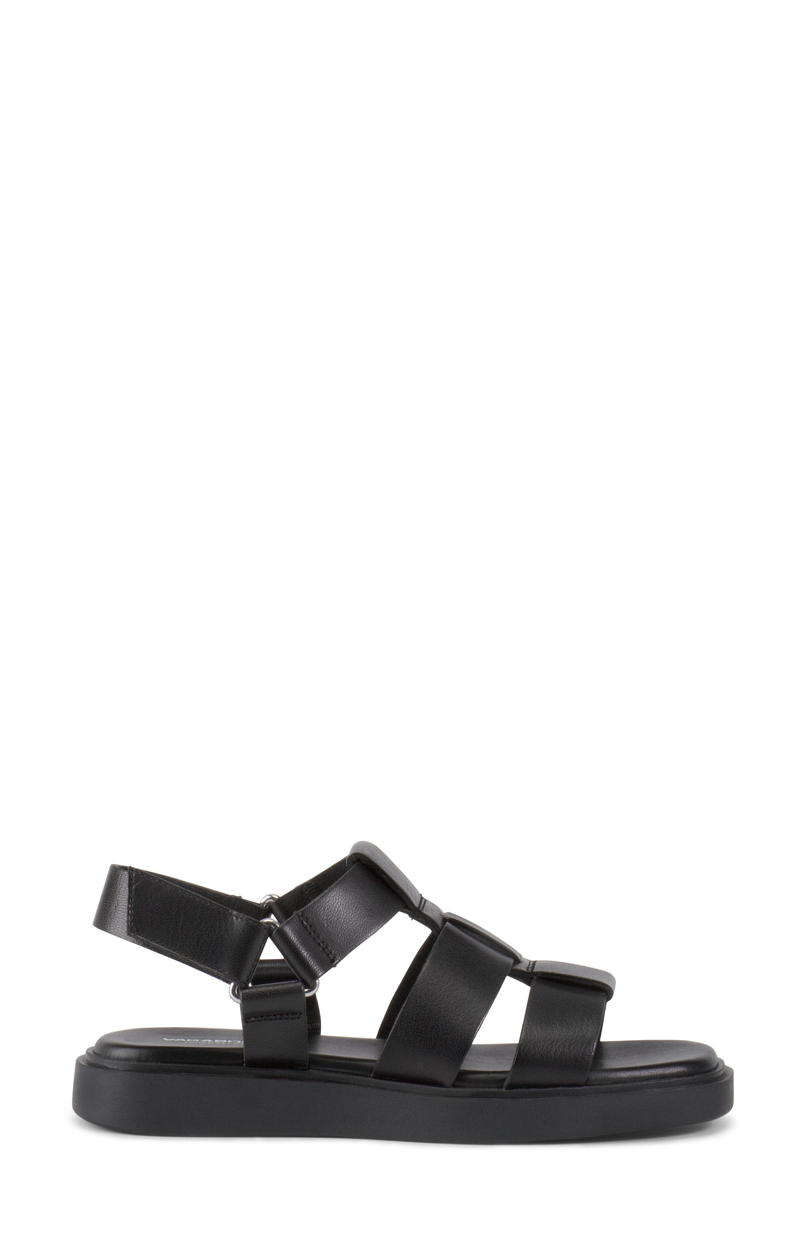 Vagabond Shoemakers Connie Fisherman Sandal, Alternate, color, Black