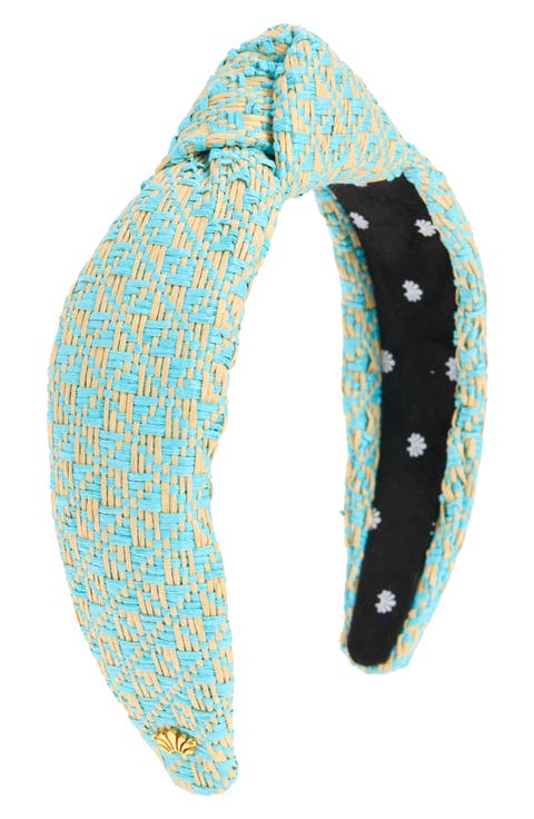 Knotted Raffia Headband