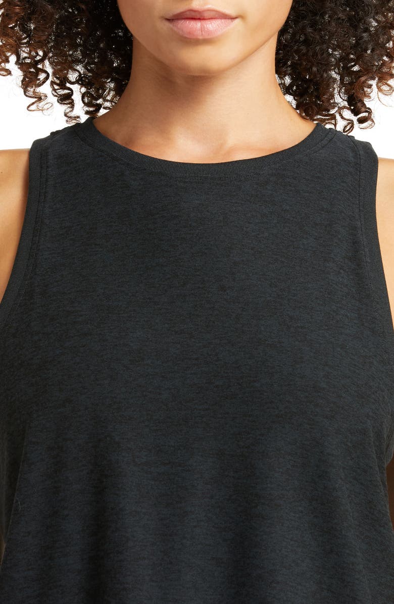 Beyond Yoga Featherweight Rebalance Tank, Alternate, color, Darkest Night