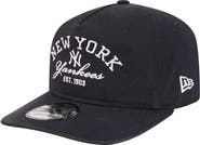 New Era Men's New Era Navy New York Yankees Stacked 19TWENTY Adjustable Hat