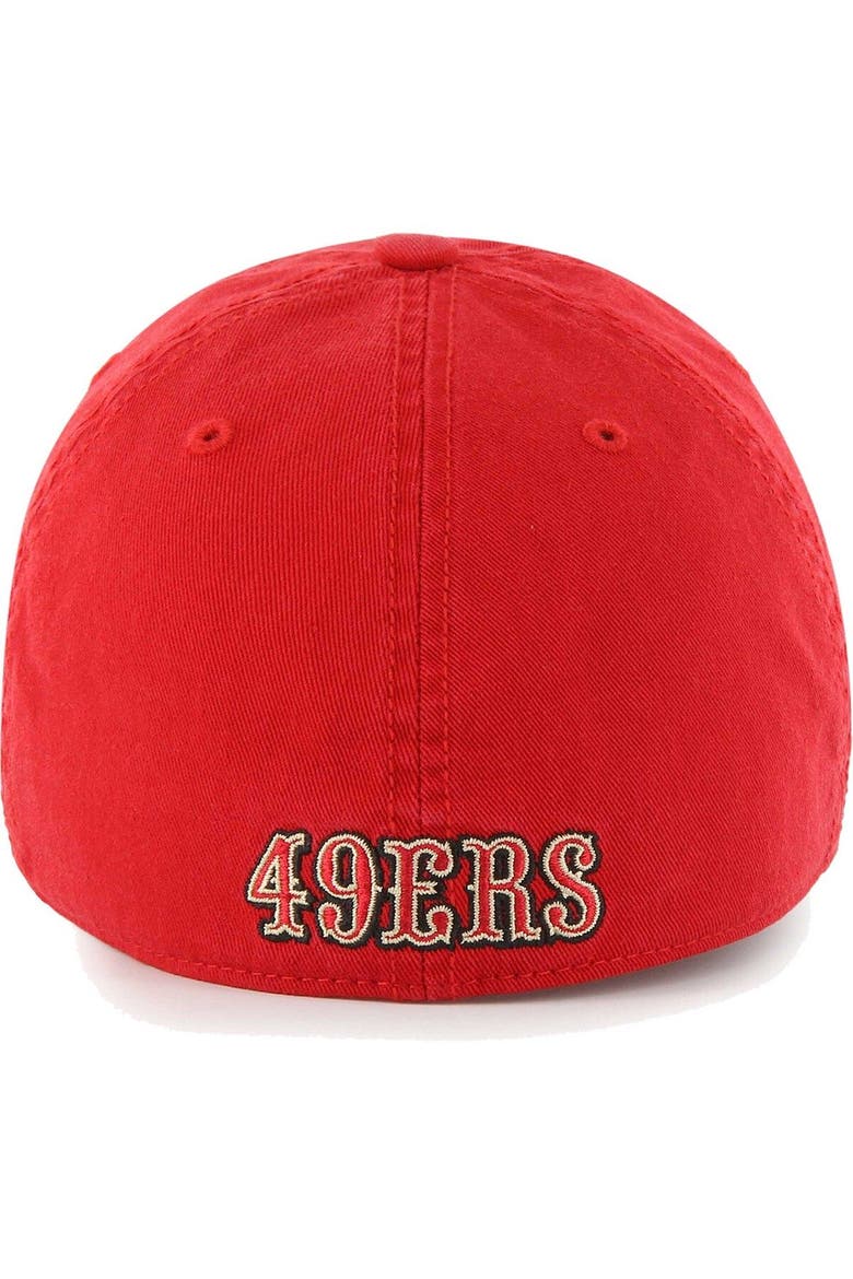 Men's '47 Scarlet San Francisco 49ers Franchise Logo Fitted Hat, Alternate, color, Scarlet