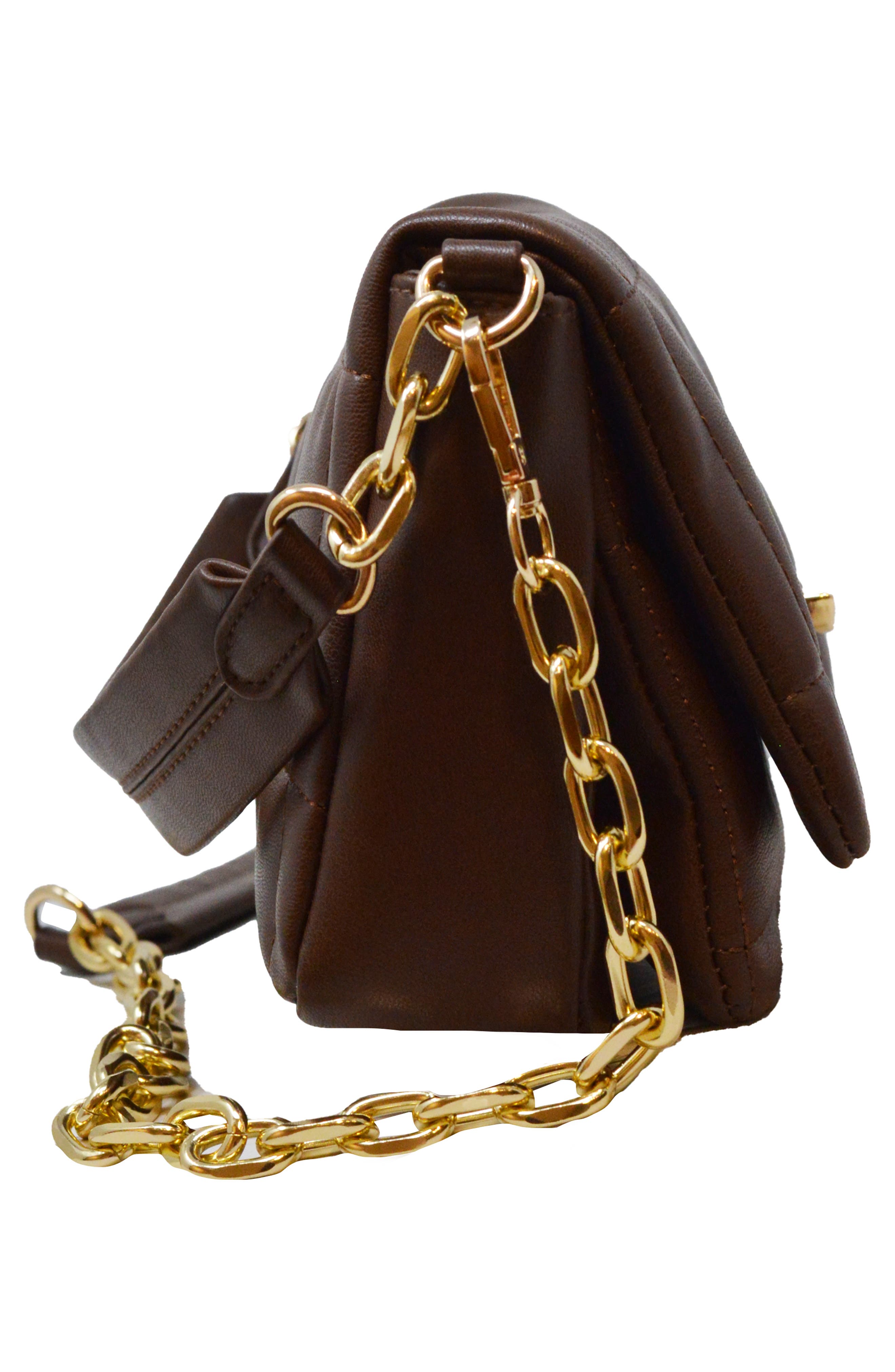 Veronica Convertible Shoulder Bag, Alternate, color, CHOCOLATE