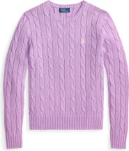 Polo Ralph Lauren Julianna Cotton Cable Sweater