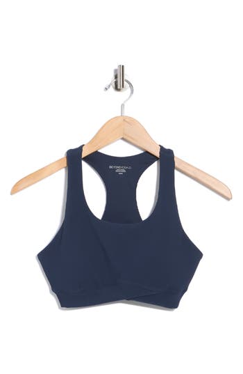 Beyond Yoga Impulse Rib Sports Bra In Blue