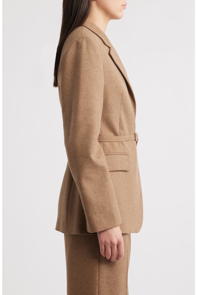 Helsinki Belted Blazer, Alternate, color, MEDIUM BROWN