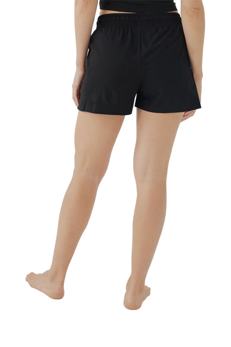 Organic Cotton Cool Stretch Lounge Short, Alternate, color, Black