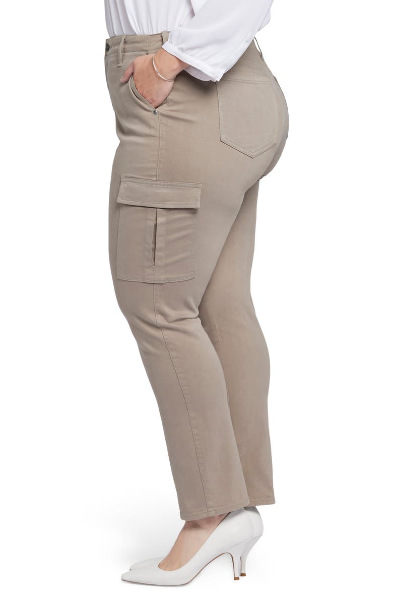 NYDJ Sheri Hollywood Waist Slim Cargo Jeans, Alternate, color,
