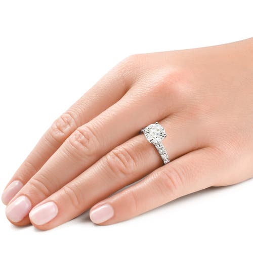 Bliss Diamond Certified 4ct Tw Diamond Pave Engagement Ring In Gold