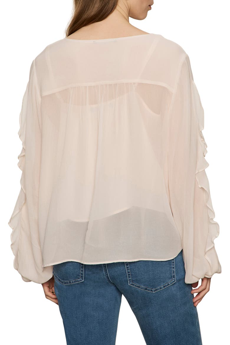 Better Days Ruffle Top, Alternate, color, PINK MILK