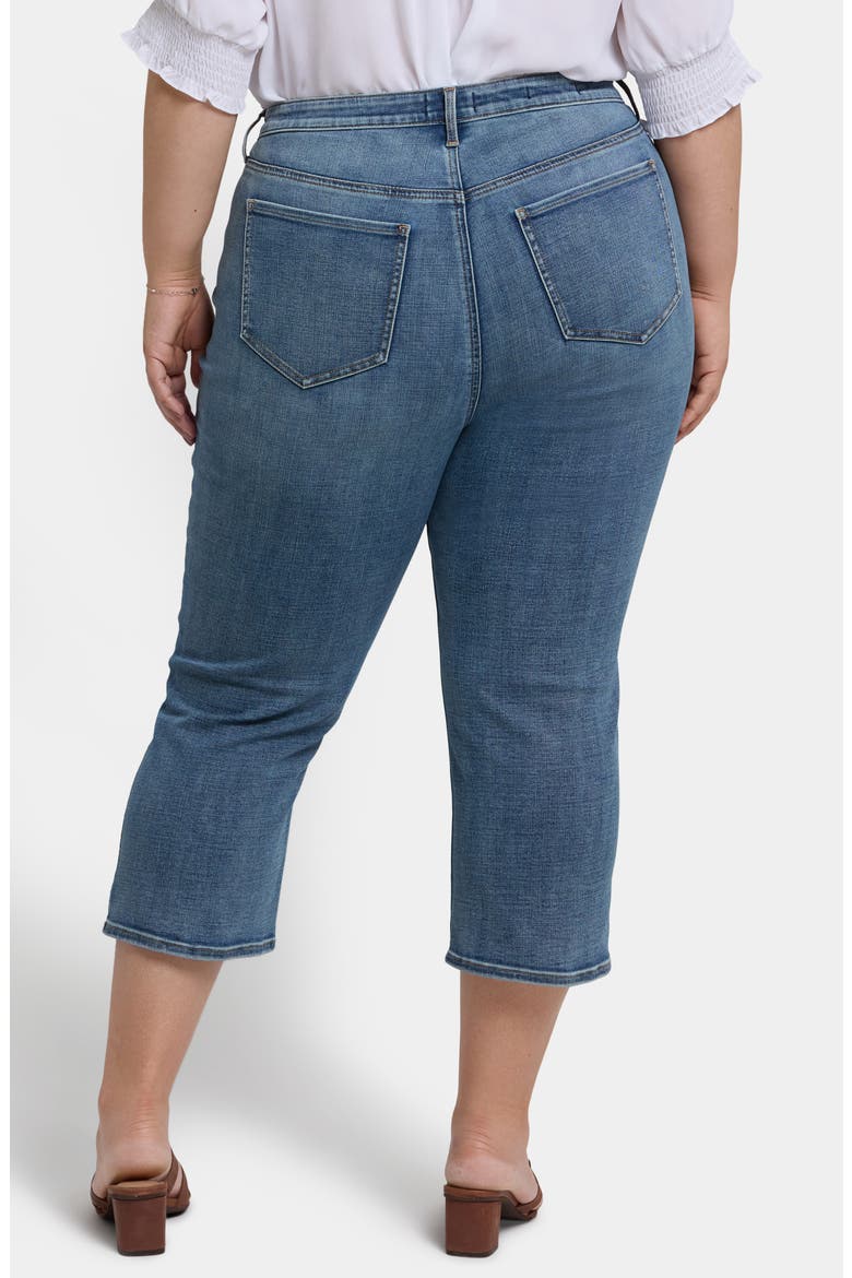 Joni High Waist Relaxed Capri Jeans, Alternate, color, MAJORCA BAY