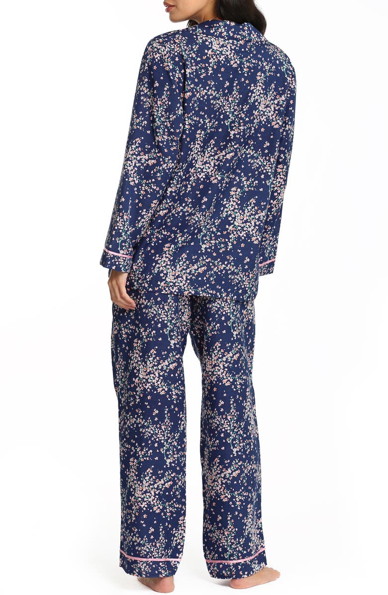 Papinelle Cheri Blossom Cotton & Silk Pajamas, Alternate, color, 