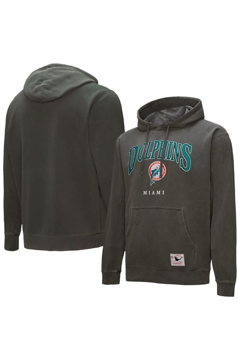 Gray Miami Dolphins Slot Pullover Hoodie, Alternate, color, Gray