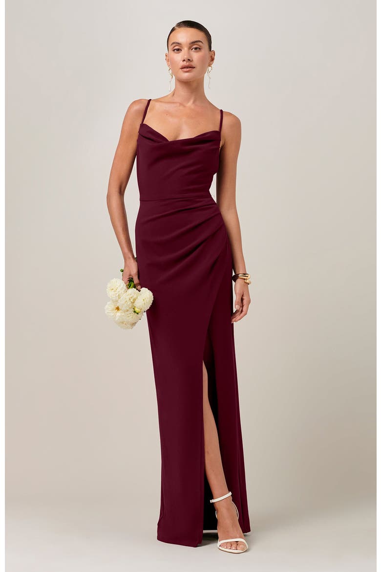 Gemma Dress, Main, color, Burgundy