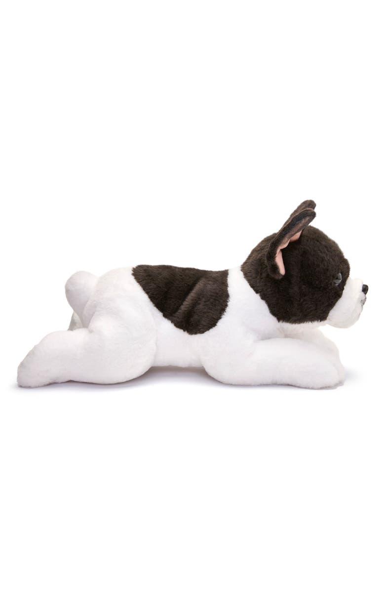 FAO Schwarz Sweet Frenchton Plush Stuffed Animal, Alternate, color, White Multi