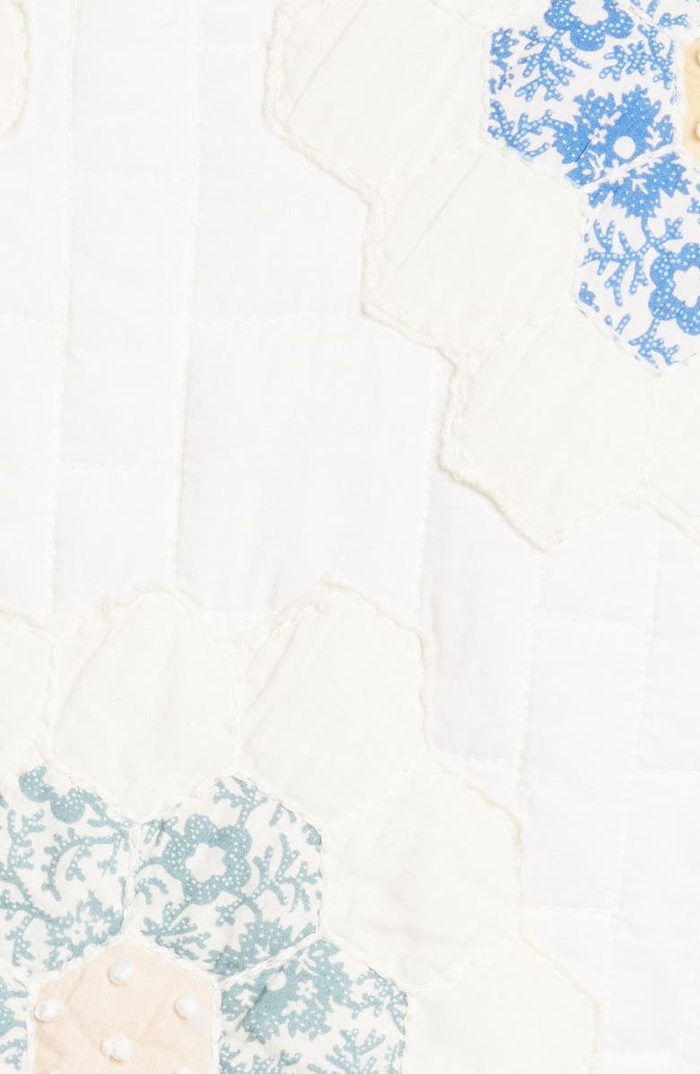 Sea Violette Collarless Quilted Crop Jacket, Alternate, color, 