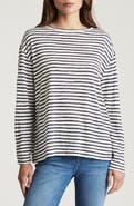 Mavi Jeans Stripe Long Sleeve T-Shirt