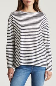 Mavi Jeans Stripe Long Sleeve T-Shirt