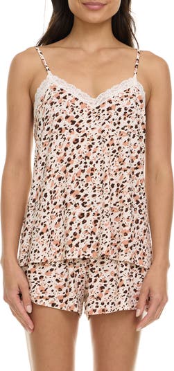 Lotus Camisole & Shorts Pajamas