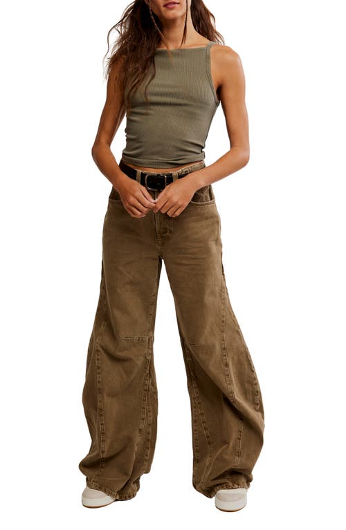 Shop Free People Mia Rib Tank In Caiman