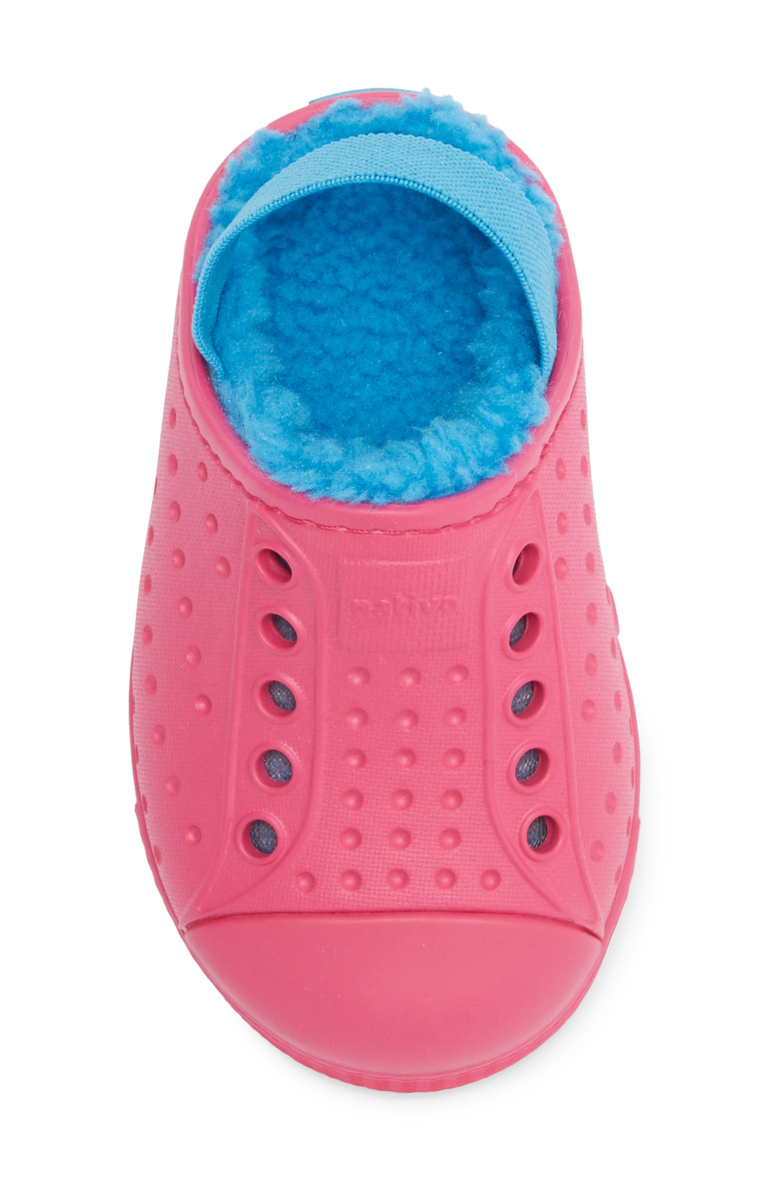 Native Shoes Jefferson Cozy Clog, Alternate, color, Radberry Pink/ Sky Blue