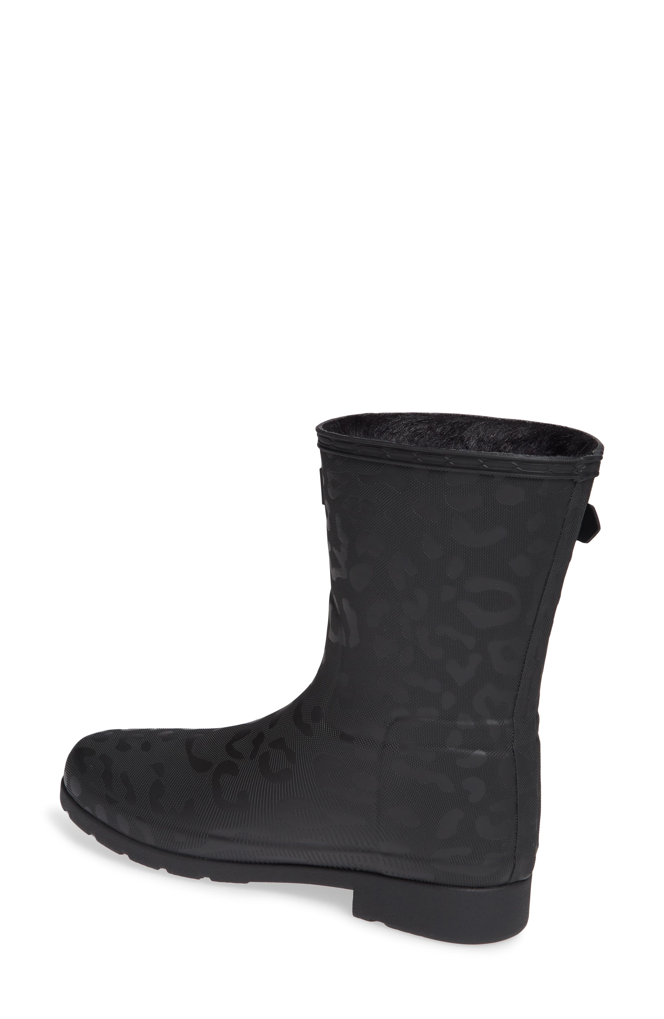 Hunter Original Insulated Refined Short Rain Boot, Alternate, color, 