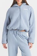 SKIMS Teddy Boxy Zip Up Jacket