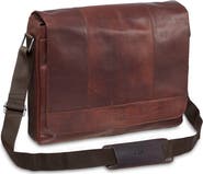 Mancini Leather Laptop Messenger Bag