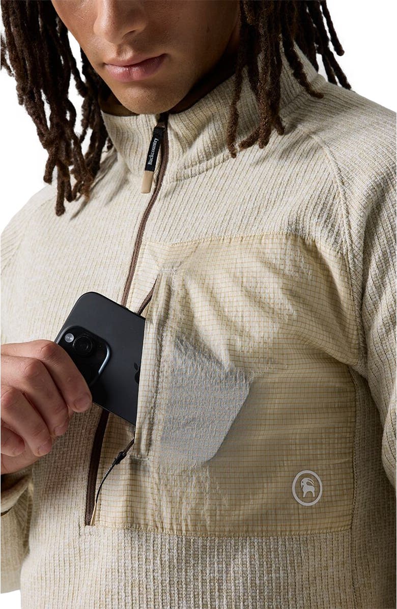 Backcountry Wander Sweater Fleece 1/2-Zip - Men's, Alternate, color, Fog Heather