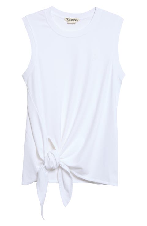 Tie Hem Cotton Tank
