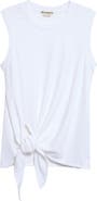 JW Anderson Tie Hem Cotton Tank