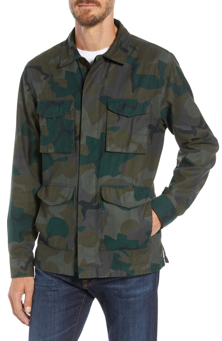 Bonobos Four-Pocket Slim Fit Military Jacket, Alternate, color, 