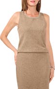 Vince Camuto Whipstitch Sleeveless Sweater