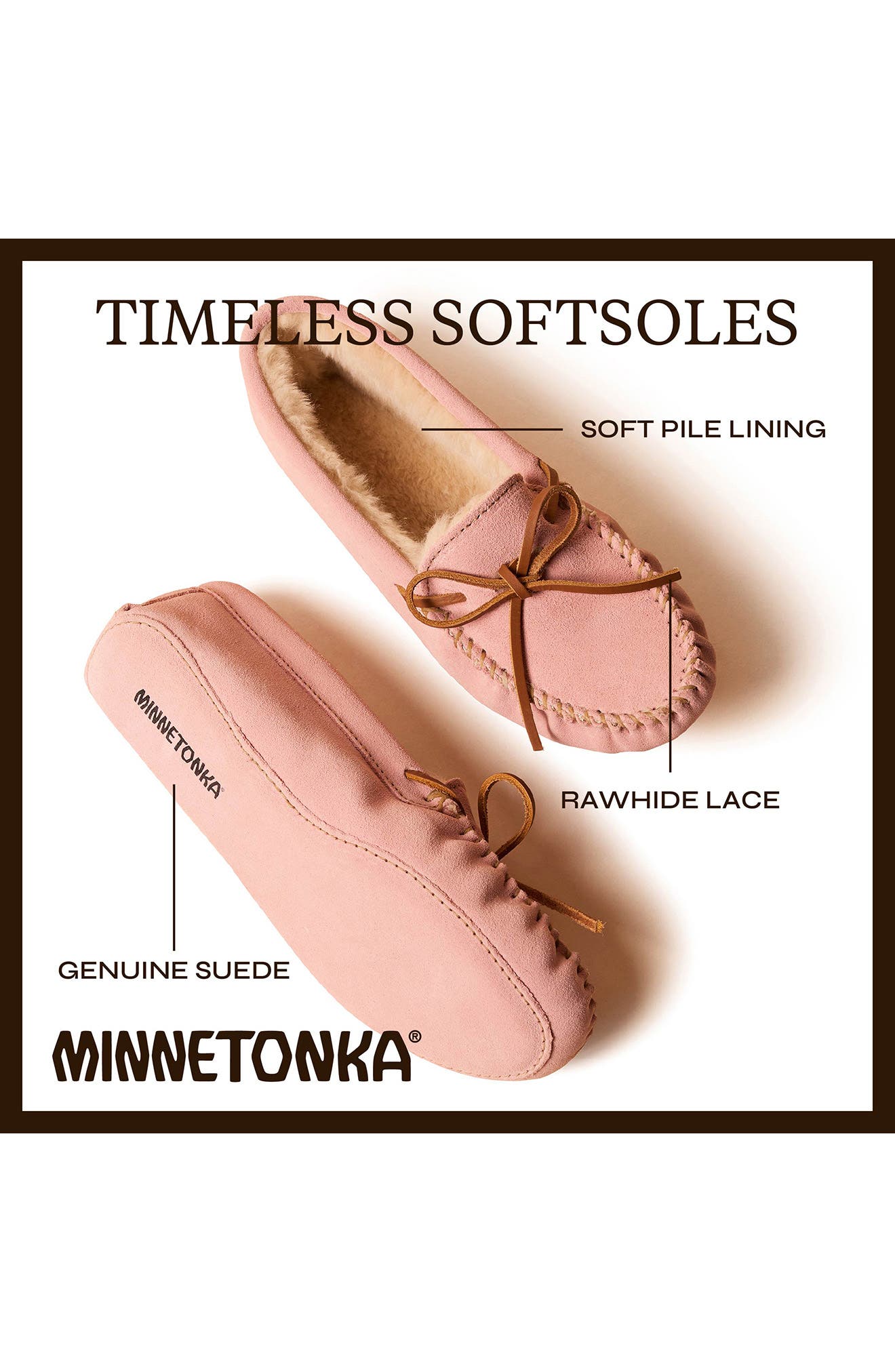 Faux Fur Lined Soft Sole Slipper, Alternate, color, BLUSH
