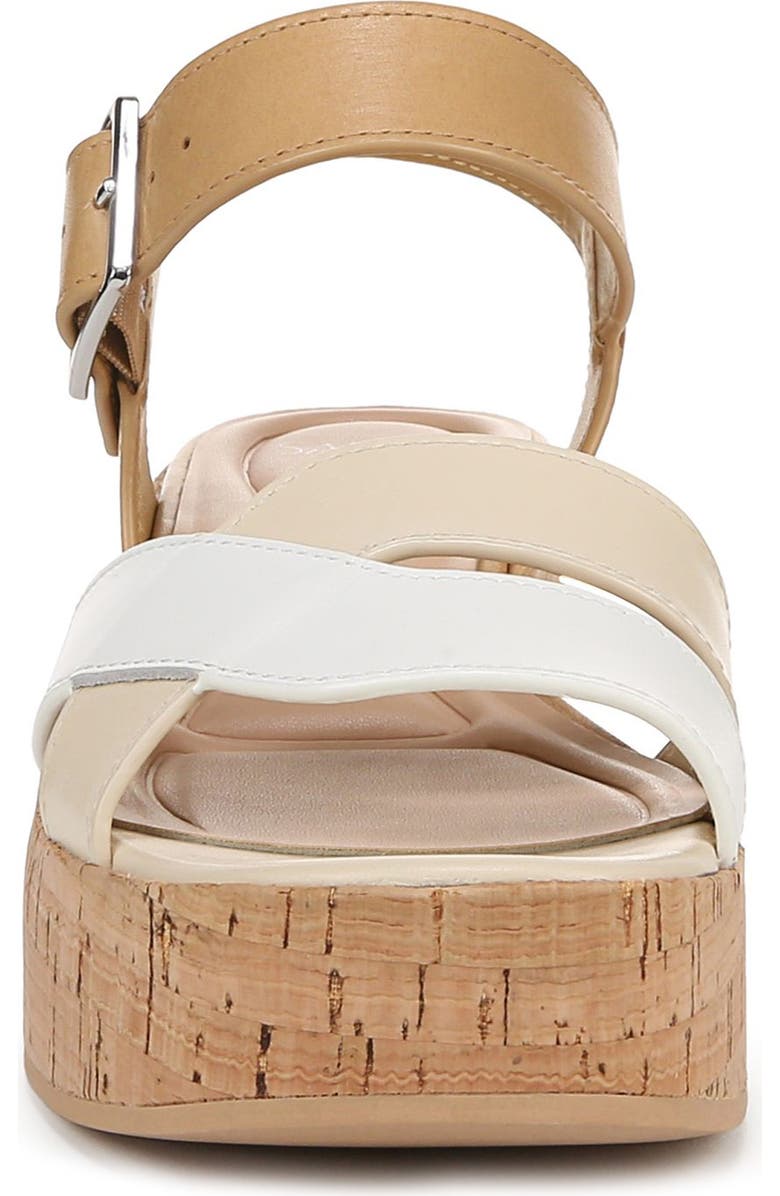 SARTO by Franco Sarto Tilly Ankle Strap Platform Wedge Sandal, Alternate, color, White Multi