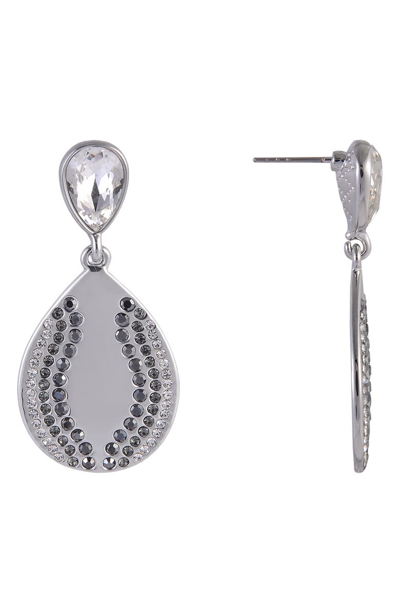 Laundry by Shelli Segal Crystal Teardrop Earrings, Alternate, color, 