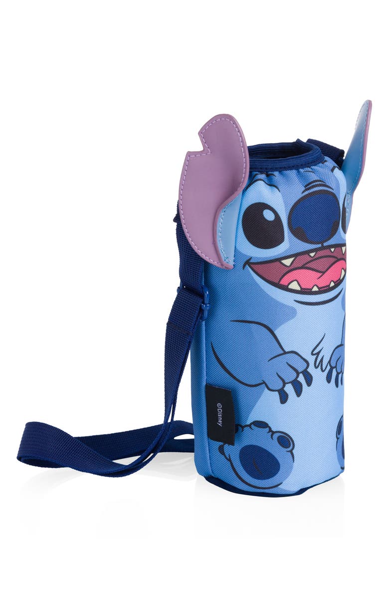 Picnic Time x Disney<sup>®</sup> Lilo & Stitch Stainless Steel Water Bottle & Cooler Sling, Alternate, color, Blue