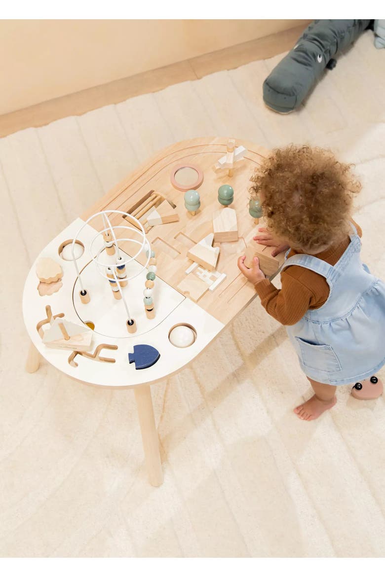 Wooden Activity Table, Alternate, color, Natural Wood