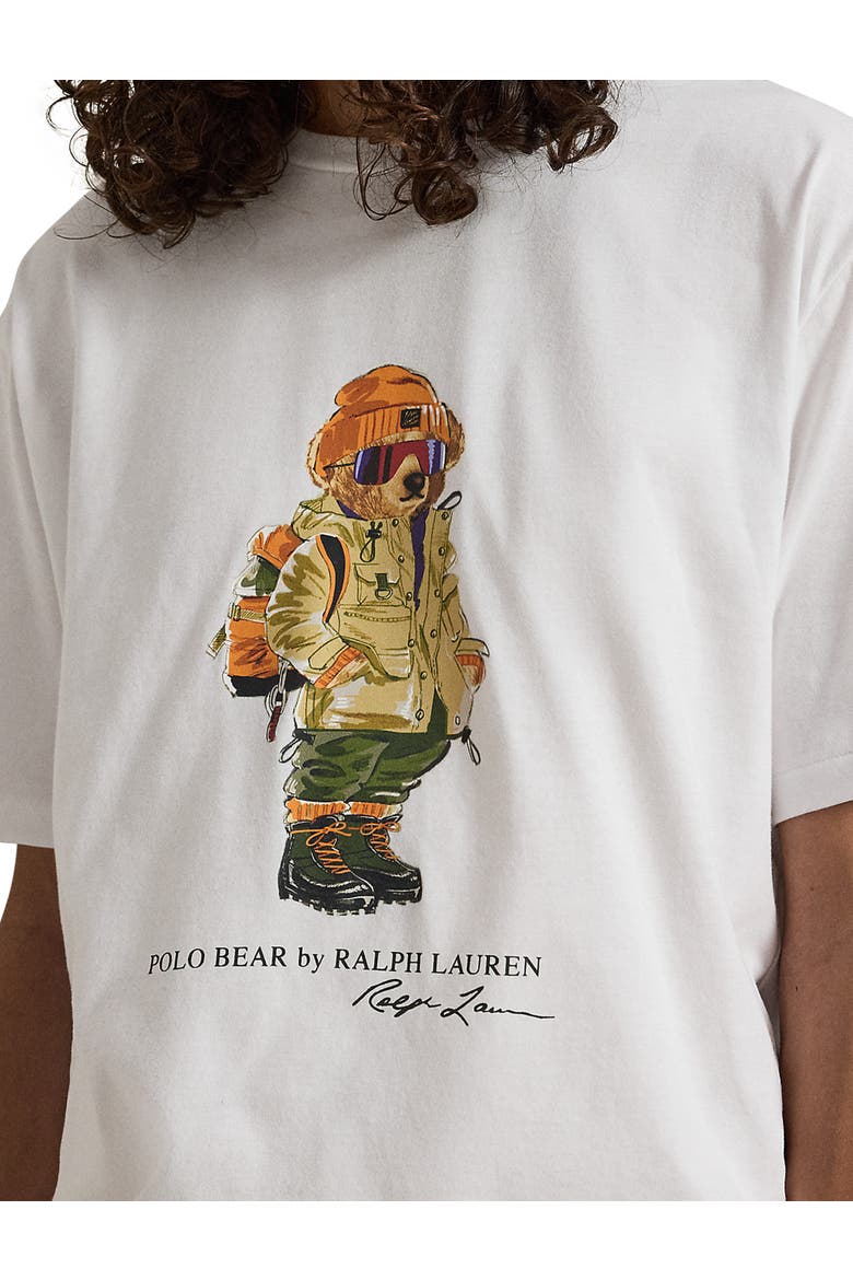 Big & Tall Red Rocks Bear Graphic Tee, Alternate, color, WHITE
