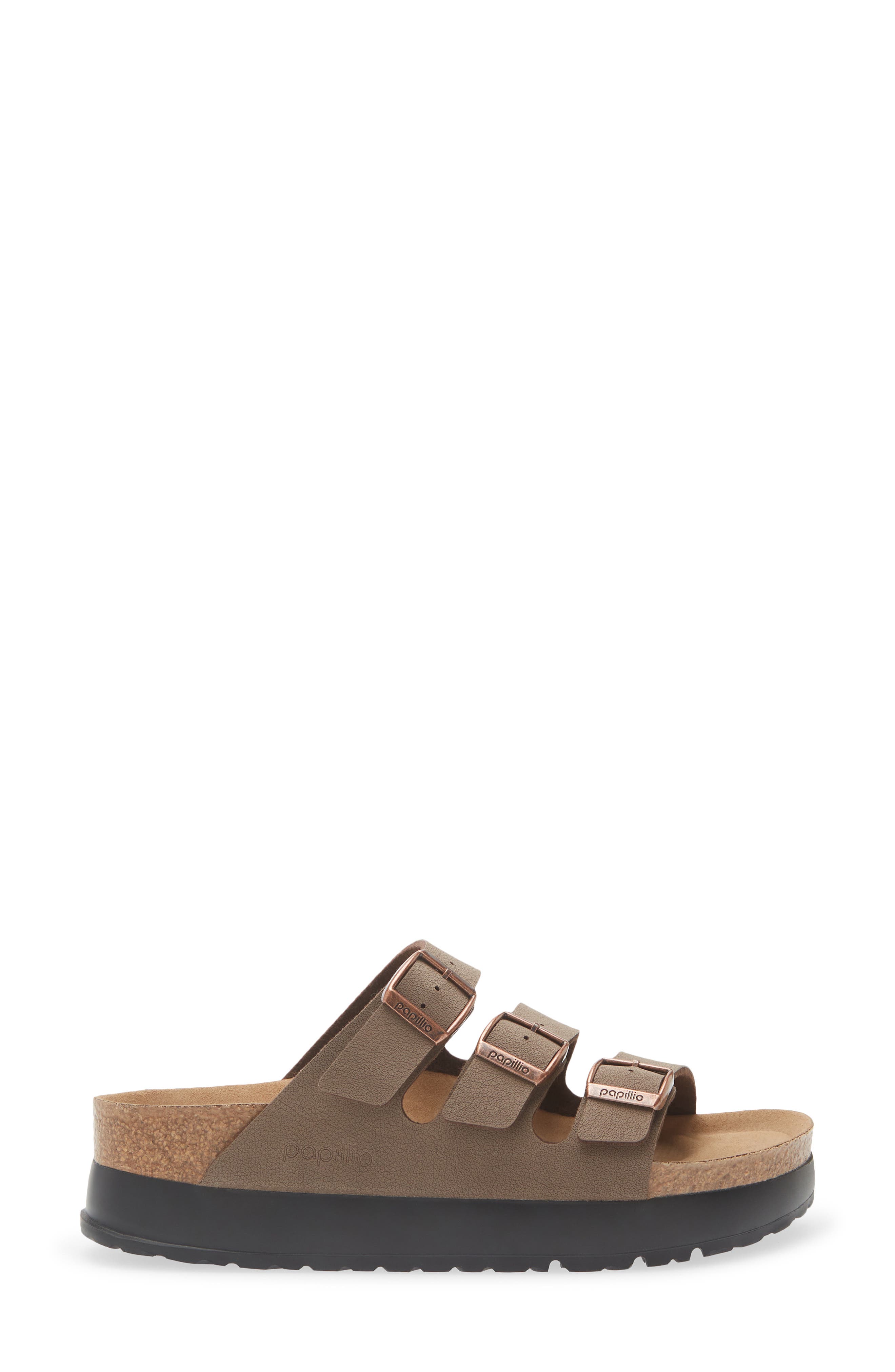 Birkenstock Florida Platform Flex Sandal, Alternate, color, Brown