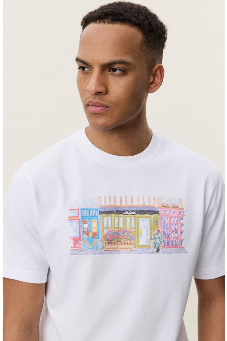 Market Graphic T-Shirt, Alternate, color, WHITE