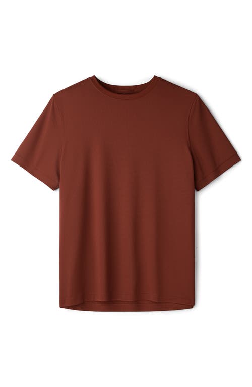 Rhone Waffle Tech Crew T-shirt In Red
