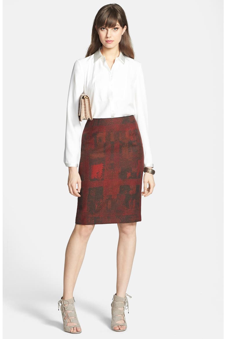 'Kenzie' Silk Blouse, Alternate, color, CLOUD