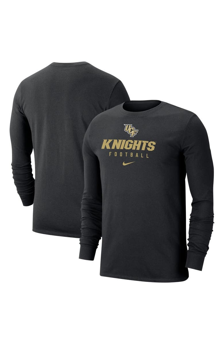 Nike Men's Nike Black UCF Knights Long Sleeve T-Shirt, Main, color,