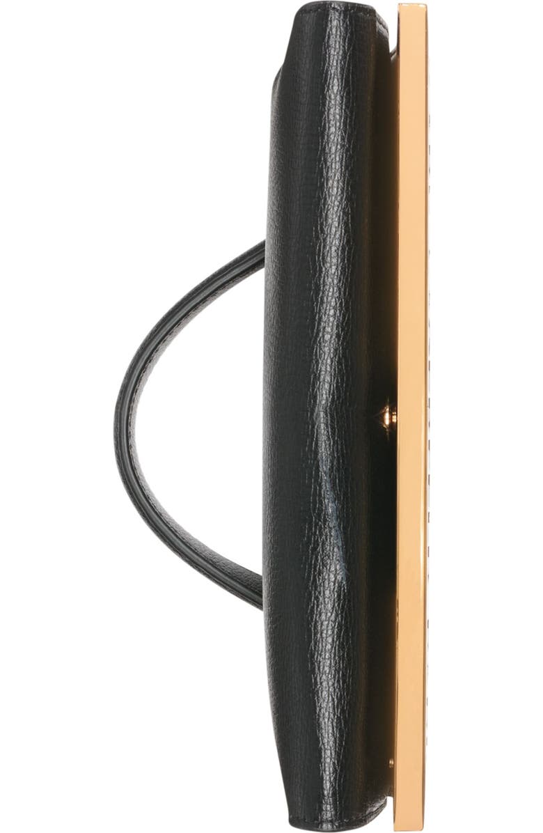 KARL LAGERFELD PARIS Jacqueline Crossbody, Alternate, color, Black/Gold